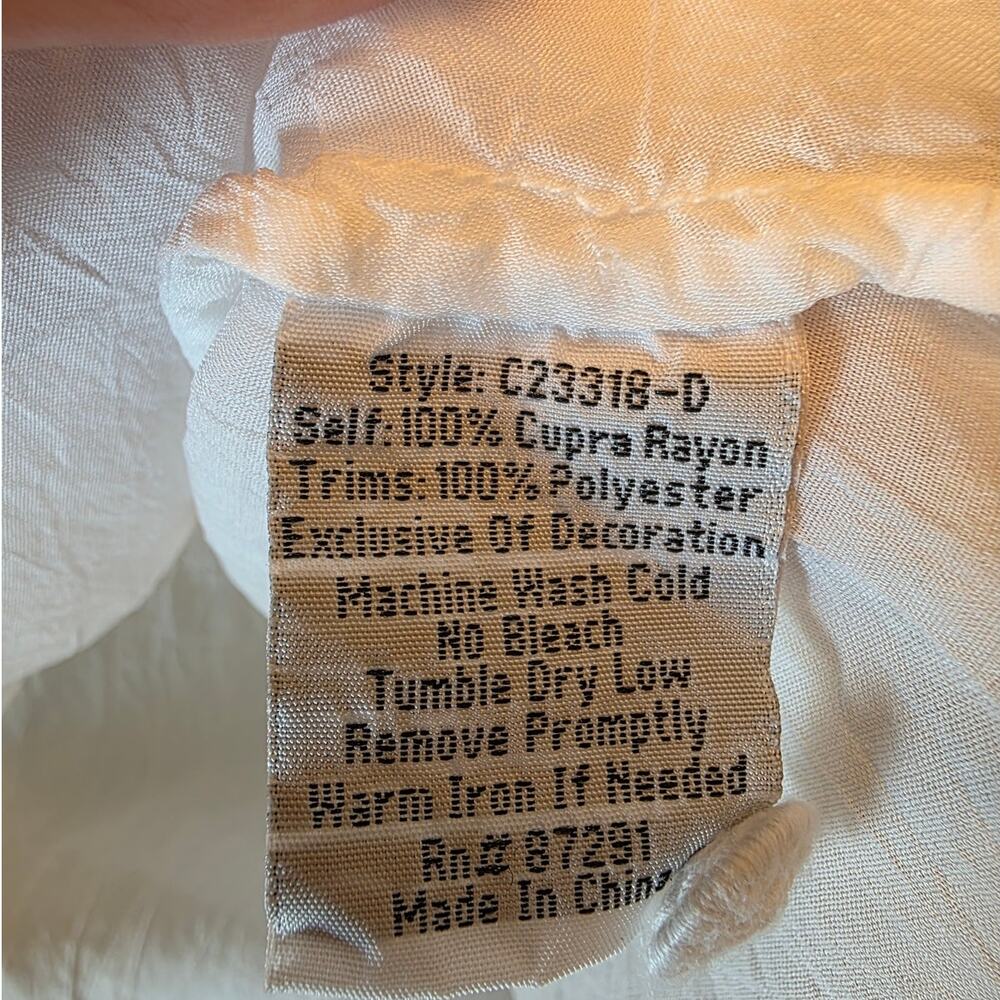 Johnny Was Boho Festival Embroidered Tunic Top SZ XS Colorful Blouse - Picture 5 of 6